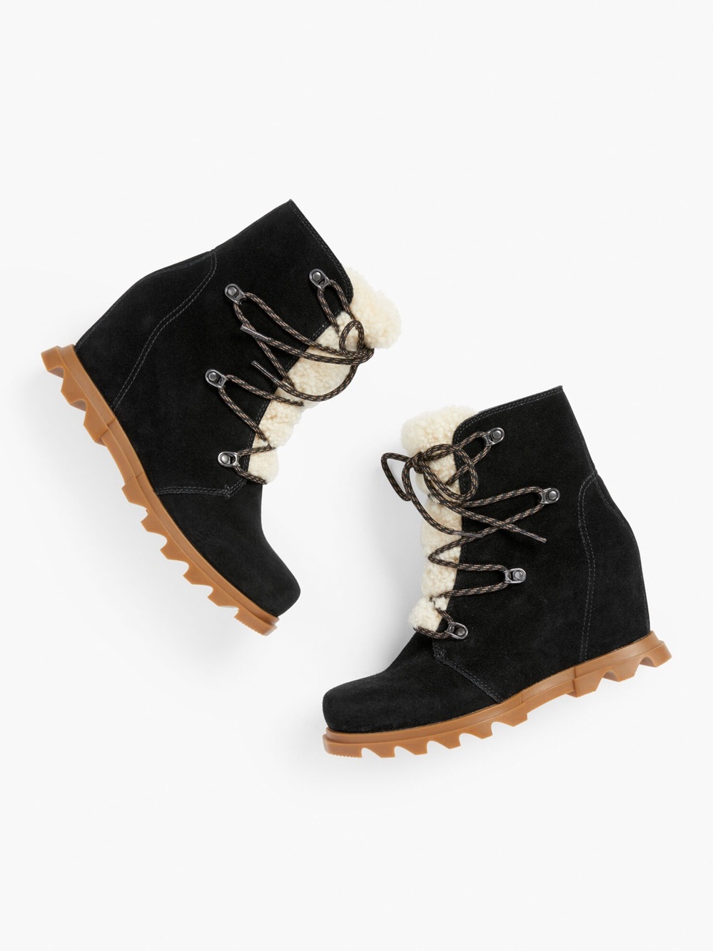 SOREL JOAN OF ARCTIC WATERPROOF WEDGE GORPCORE OUTDOORSY APRÈS SKI WINTER BOOTS
